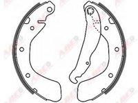 Set saboti frana OPEL ASTRA F Combi (51, 52) (1991 - 1998) ABE C0X007ABE piesa NOUA