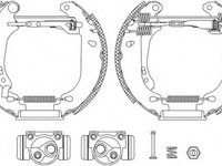 Set saboti frana PEUGEOT 206 hatchback 2A C HELLA 8DB355004641