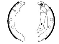 Set saboti frana PEUGEOT 406 (8B) - OEM - MAXGEAR: 19-0301 - W02158094 - LIVRARE DIN STOC in 24 ore!!!