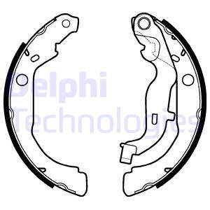 Set saboti frana puntea spate (LS2127 DELPHI) DACIA,RENAULT