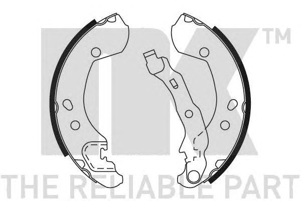 Set saboti frana RENAULT CLIO/MODUS 04- - Cod intern: W20098438 - LIVRARE DIN STOC in 24 ore!!!