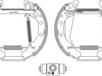 Set saboti frana SEAT CORDOBA 6K1 6K2 HELLA 8DB355004981