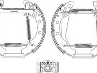 Set saboti frana SKODA FELICIA II combi 6U5 HELLA 8DB355005021