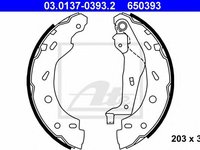 Set saboti frana SMART FORTWO Cupe (450) (2004 - 2007) ATE 03.0137-0393.2 piesa NOUA