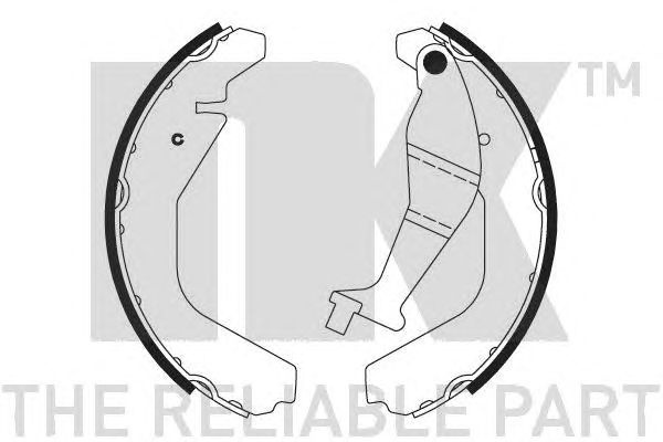 Set saboti frana SUZUKI WAGON R+/IGNIS 03- - Cod i