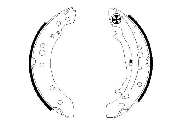Set saboti frana Textar HAIMA (FAW) HAIMA 2 2010-2017 - 91068800