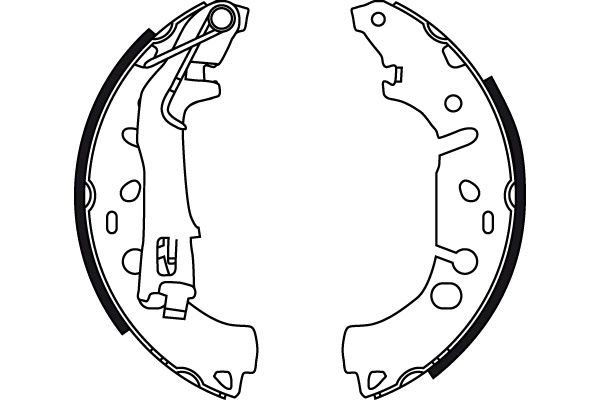 Set saboti frana TRW VAUXHALL CORSAVAN M
