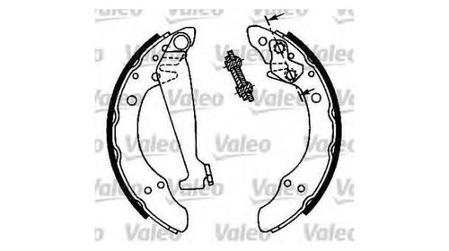 Set saboti frana Volkswagen VW POLO (6R, 6C) 