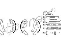 Set saboti frana VW POLO 6N1 TOPRAN 110298