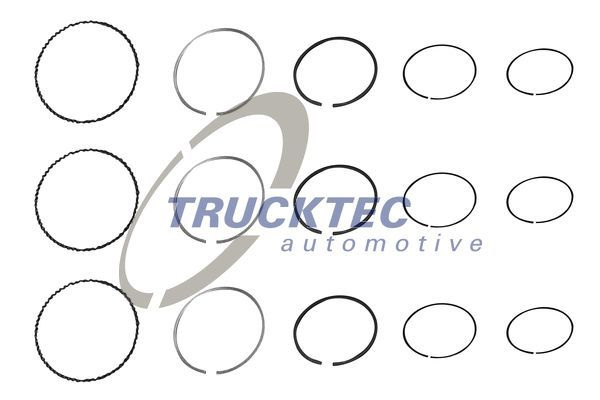 Set segmenti piston # 02 11 061 # TRUCKTEC AUTOMOTIVE