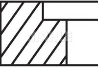 Set segmenti piston 030 48 N0 MAHLE pentru Vw Eurovan Vw Transporter Vw Lt Vw Touareg Vw Phaeton Vw Multivan Vw Kombi Vw Crafter