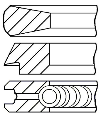 Set segmenti piston (0845100000 GOETZE ENGINE)