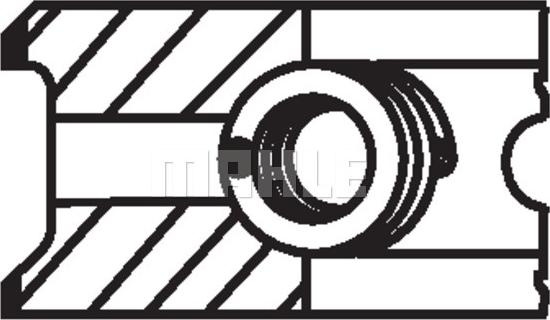 Set segmenti piston 76 STD 15-2-394 EN Piston ring