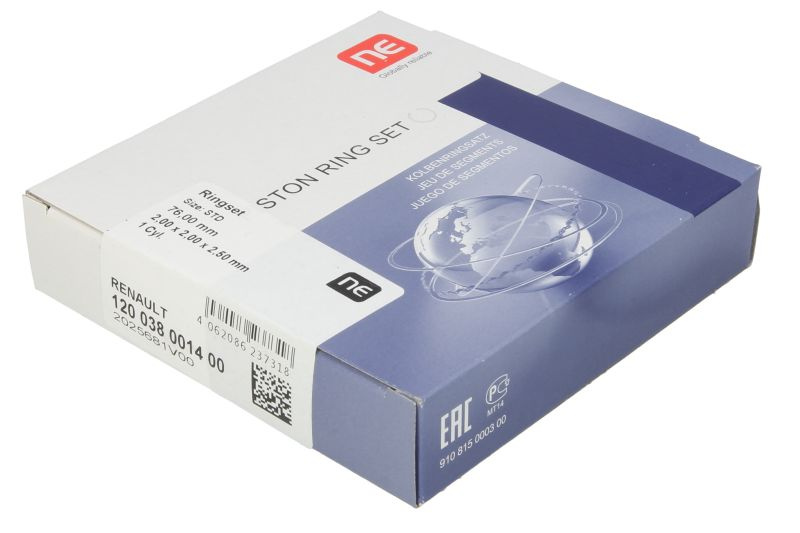 Set segmenti piston 76 STD 2-2-25 Set de segmente 