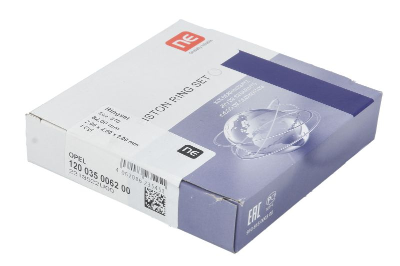 Set segmenti piston 82 STD EN Piston ring set CADI