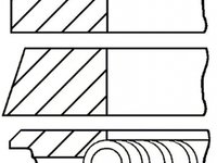 Set segmenti piston ALFA ROMEO 156 932 GOETZE ENGINE 0812460000