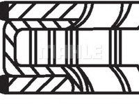 Set segmenti piston AUDI A3 Cabriolet (8P7) (2008 - 2013) MAHLE ORIGINAL 028 01 N1 piesa NOUA