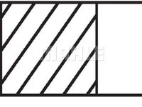 Set segmenti piston AUDI A3 Cabriolet (8P7) - OEM - MAHLE ORIGINAL: 03090N2|030 90 N2 - W02321991 - LIVRARE DIN STOC in 24 ore!!!