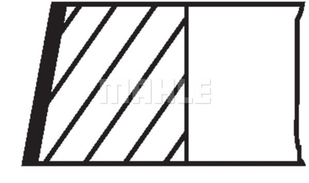 Set segmenti piston # Audi A4 2002 2003 2004 # 028 RS 00126 0N0 # MAHLE