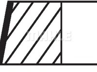 Set segmenti piston AUDI A4 (8EC, B7) - OEM - MAHLE ORIGINAL: 03319N0|033 19 N0 - W02363231 - LIVRARE DIN STOC in 24 ore!!!