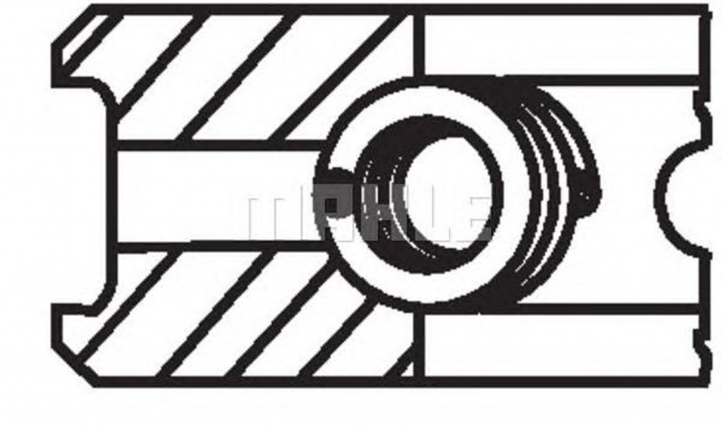 Set segmenti piston AUDI A4 8K2 B8 MAHLE ORIGINAL 