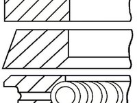 Set segmenti piston AUDI A4 Avant 8E5 B6 GOETZE ENGINE 0811490700