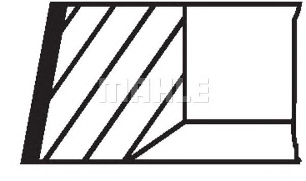 Set segmenti piston AUDI A6 Avant (4F5, C6) - Cod 