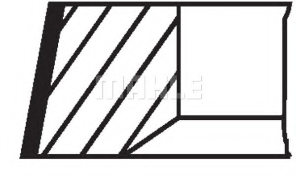 Set segmenti piston # Audi A8 2003 2004 