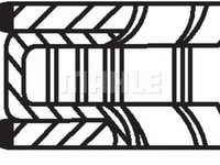 Set segmenti piston BMW 1 cupe E82 MAHLE ORIGINAL 081RS001010N2