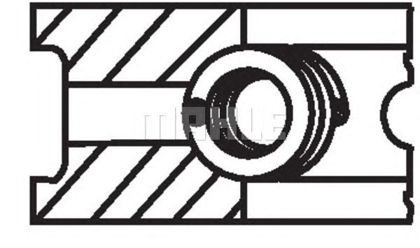 Set segmenti piston BMW 3 (E46) - Cod intern: W20166141 - LIVRARE DIN STOC in 24 ore!!!