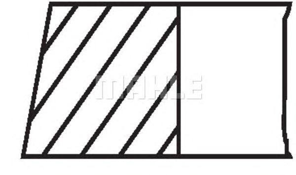 Set segmenti piston CITROEN C15 (VD-_) - Cod intern: W20165927 - LIVRARE DIN STOC in 24 ore!!!
