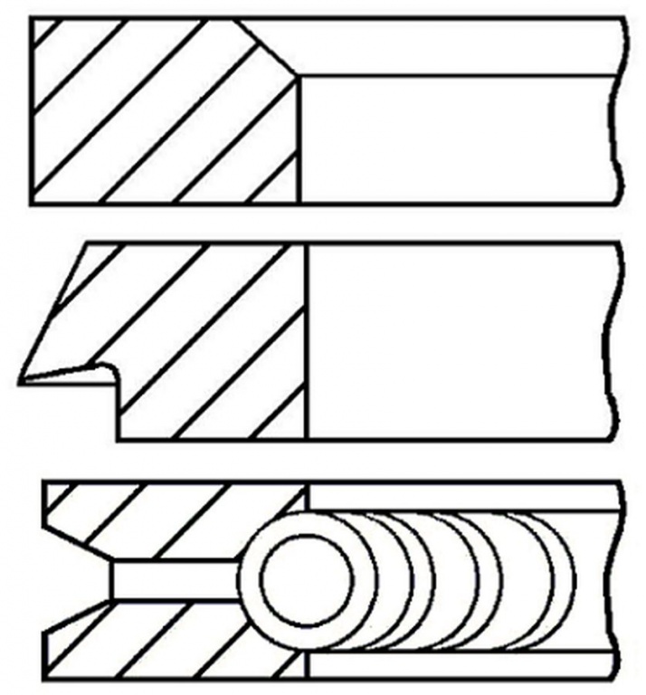 Set segmenti piston CITROEN C15 VD- GOETZE ENGINE 