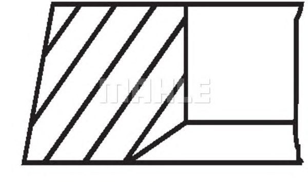 Set segmenti piston CITROEN C4 Picasso I (UD_) - Cod intern: W20166111 - LIVRARE DIN STOC in 24 ore!!!