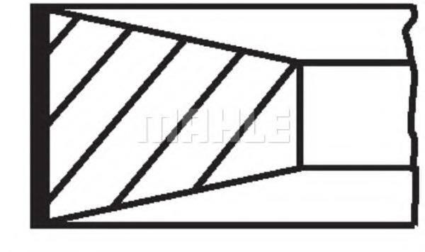 Set segmenti piston # CitroEn Jumpy 2007 2008 2009 2010 2011 2012 2013 2014 2015 2016 2017 2018 2019 2020 2021 2022 2023 2024 2025 # 040 06 N0 # MAHLE