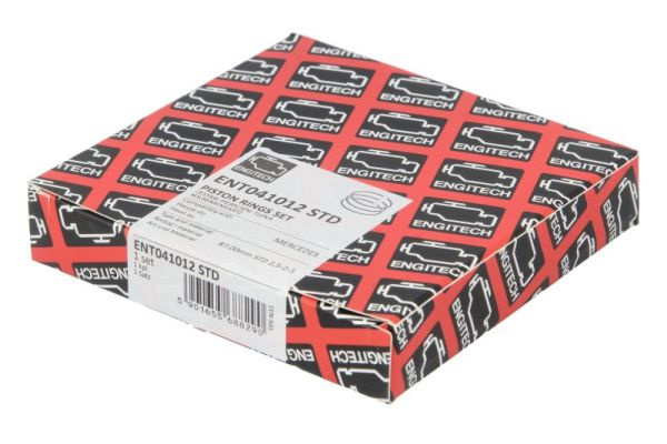 Set segmenti piston ENGITECH ENT041012STD pentru MERCEDES-BENZ E-CLASS (W210) OM 604.917 1997cc 88cp 65kW 1995 1996 1997 1998 1999 2000 2001 2002