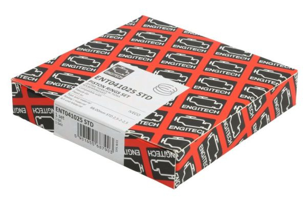 Set segmenti piston ENGITECH ENT041025STD model IV
