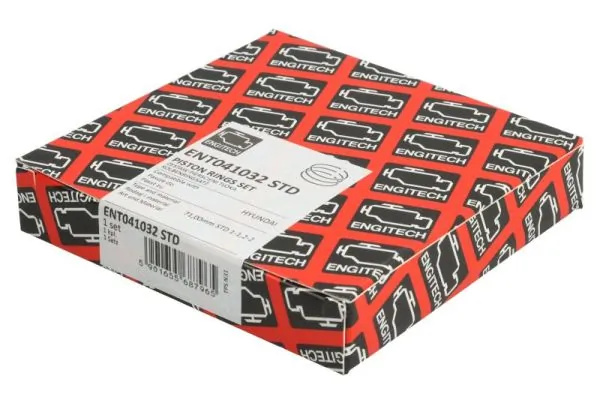 Set segmenti piston ENGITECH HYUNDAI i20 II Hatchback Van (GB, IB) 2015-2021 - ENT041032 STD