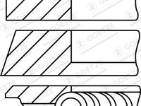 Set segmenti piston GOETZE ENGINE 08-336500-10