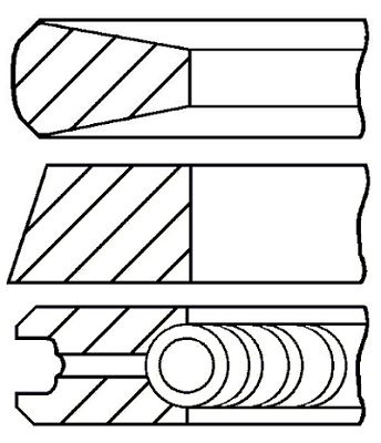 Set segmenti piston # Iveco Daily 2006 2007 2008 2009 2010 2011 # 08 138000 00 # GOETZE ENGINE