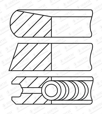 Set segmenti piston IVECO DAILY VI platou / sasiu