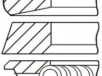 Set segmenti piston LANCIA DEDRA SW 835 GOETZE ENGINE 0878380000