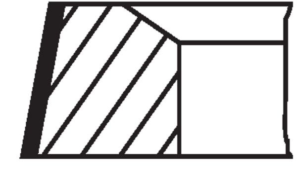 Set segmenti piston MAHLE 001 01 N0