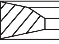 Set segmenti piston MAHLE 001 35 N0