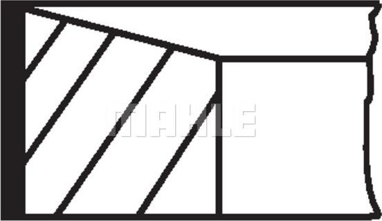 Set segmenti piston - MAHLE 021RS101100N0