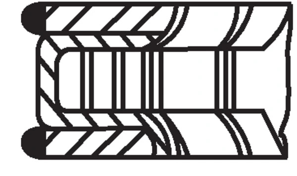 Set segmenti piston MAHLE 022 02 N0
