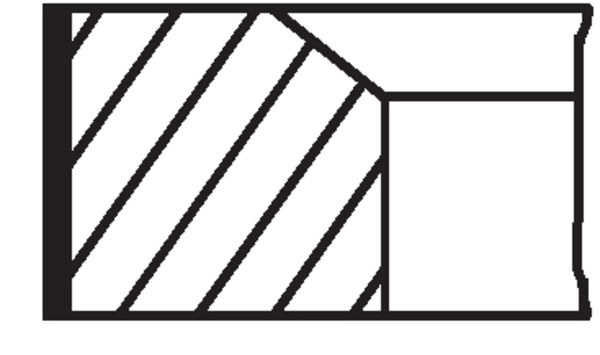 Set segmenti piston MAHLE 022 23 N1