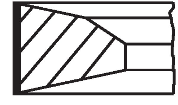 Set segmenti piston MAHLE 038 03 N0