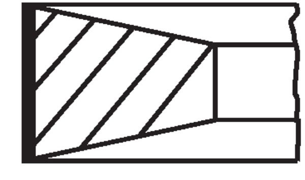 Set segmenti piston MAHLE 039 99 N0