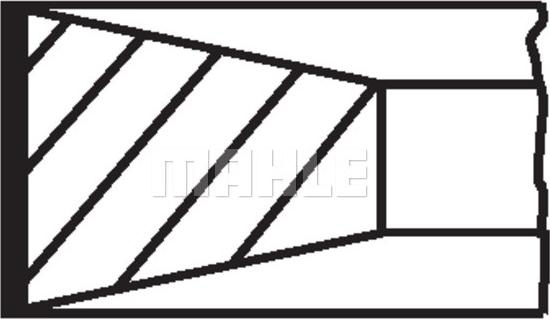 Set segmenti piston - MAHLE 039RS001130N0