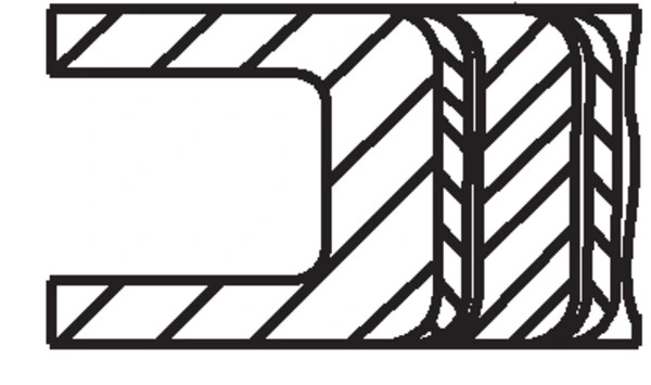 Set segmenti piston MAHLE RENAULT SCÉNI